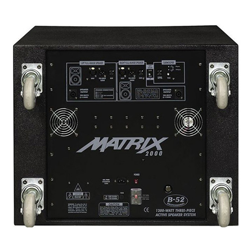 B52 Matrix 2000 Subwoofer Soundandvideorentals Com