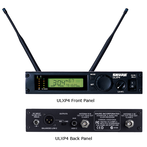 Shure ULXP24/SM58 handheld wireless system